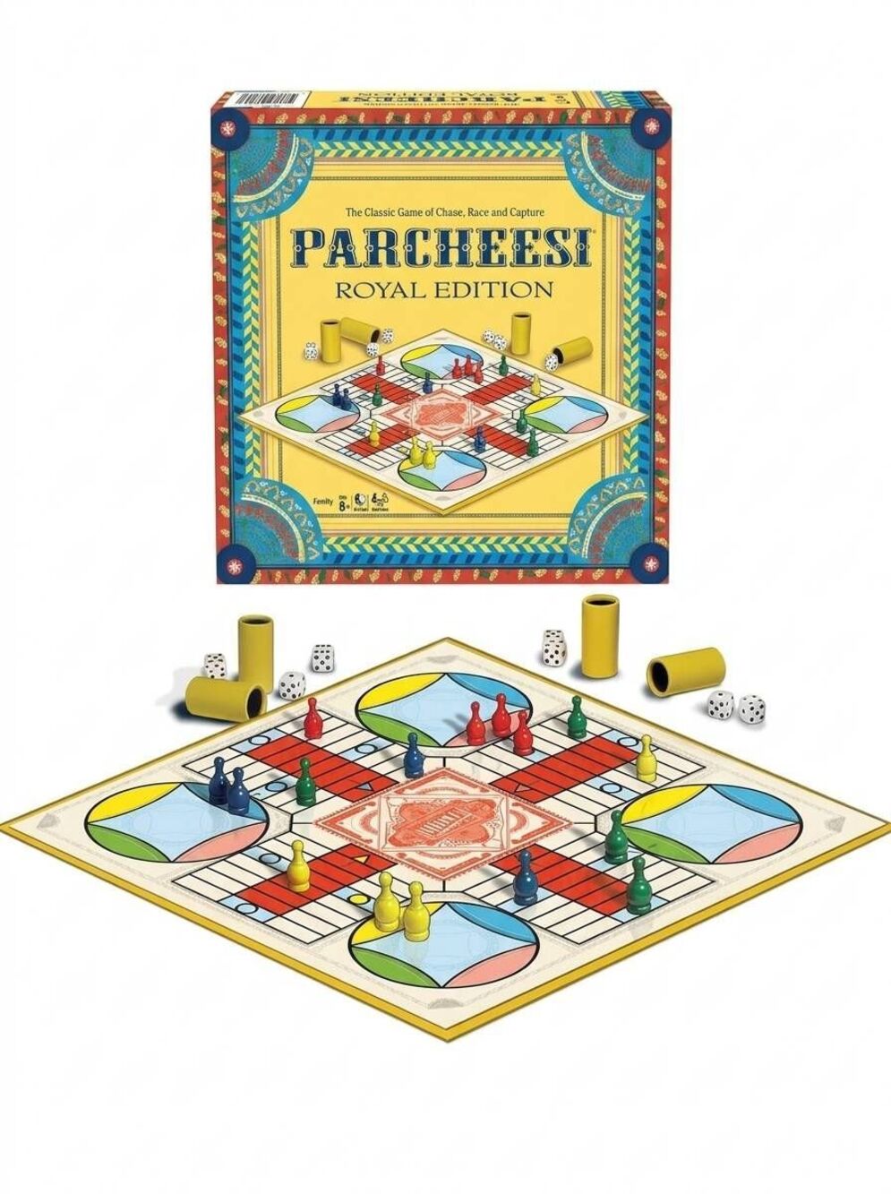 🔸️NIB Parcheesi 2013 Royal Edition Family Board Game
